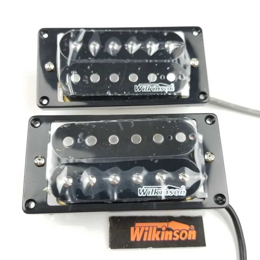 

Wilkinson WOHHB Black open Double coil Electric Guitar Humbucker Pickups (Bridge & Neck Pair)