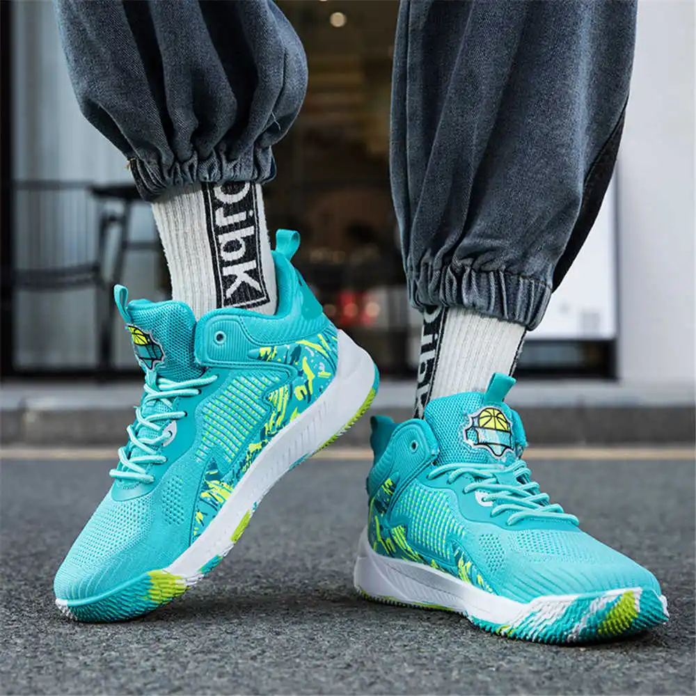 

36-42 Slip Resistant Men's Basketball Boot Woven Minimalist Sneakers Orange Basketball Shoes Sport Snackers Sapa