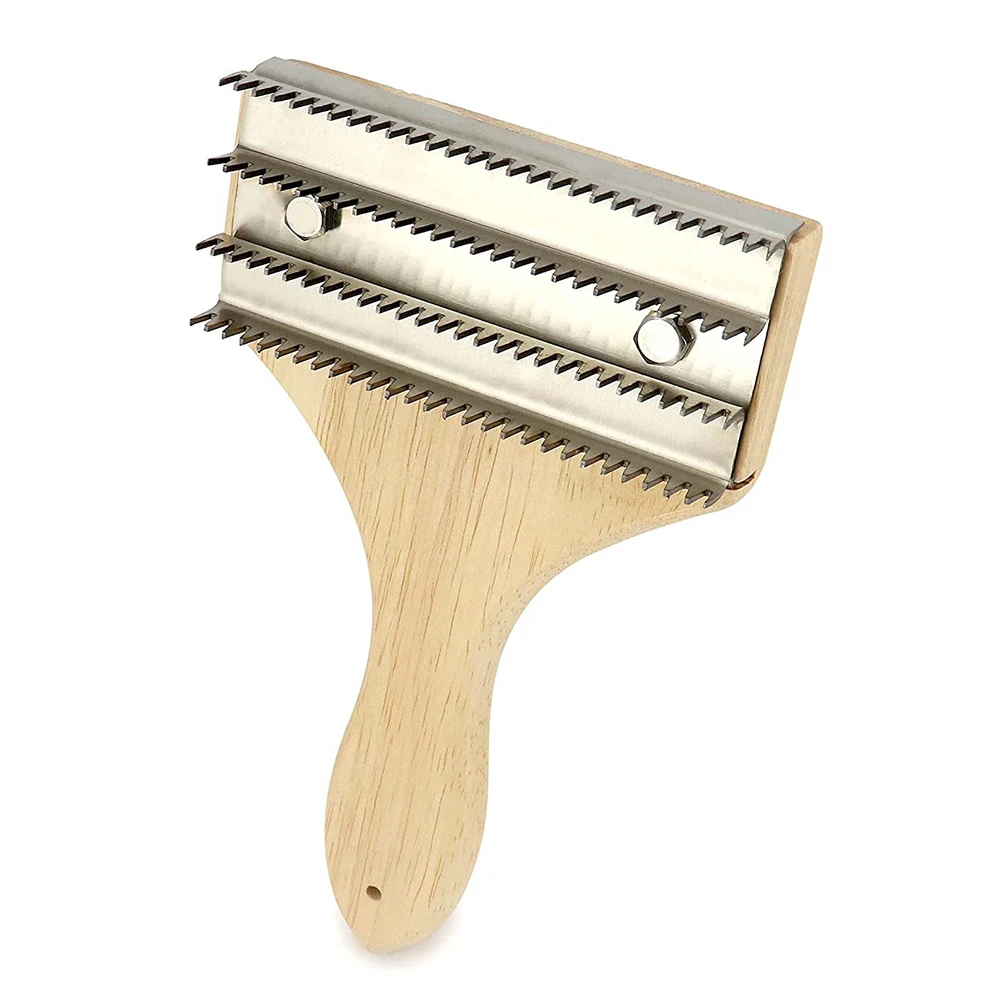 Stainless Steel Rake Buffing Rake Cleaning Assistant Easy To Grip Improved Efficiency Multi-purpose Garage Workshop
