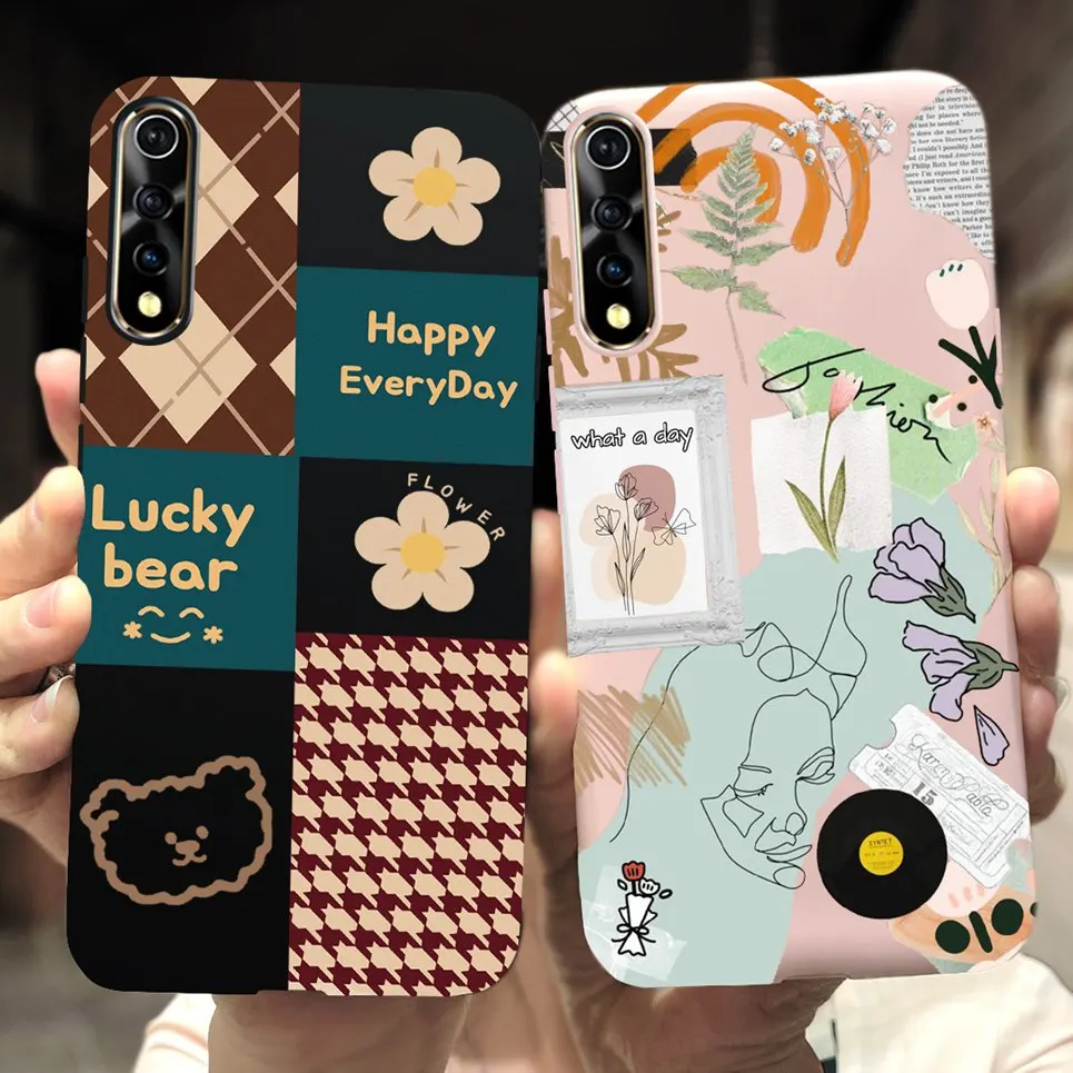 For Cover VIVO V17 Neo Case Cute Sen Family Soft Silicone Phone Case For VIVO V17Neo V 17 Cover For VIVO S1 Vivo 1907 Case Capa