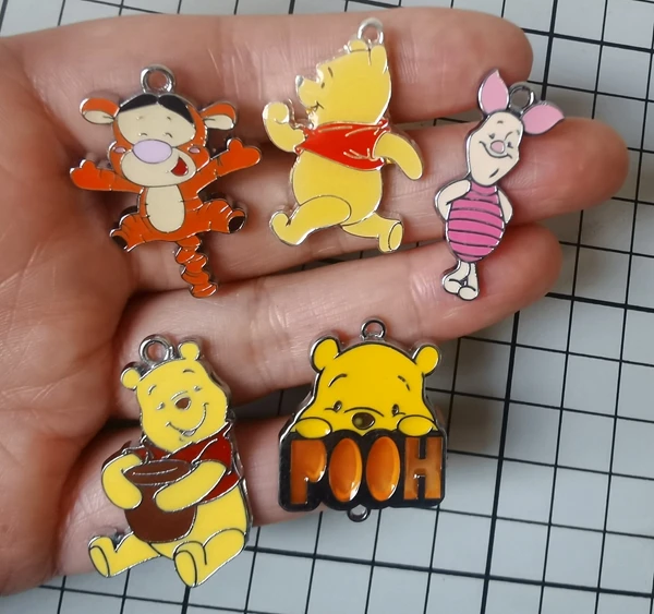 

10PCS cartoon Charms DIY Jewelry Making Pendant Necklace Pendant Handmade Material accessory