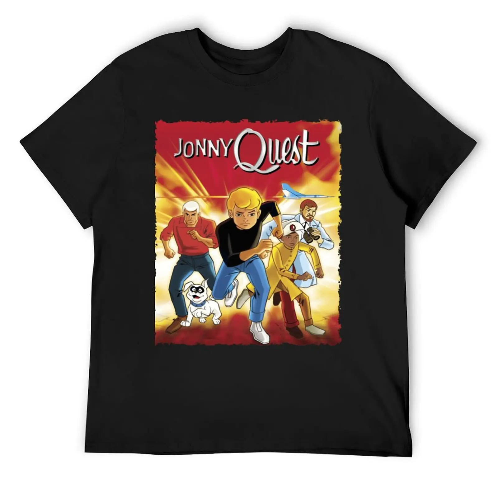 

JONNY QUEST T-Shirt sweat sublime blue archive graphics t shirts for men cotton