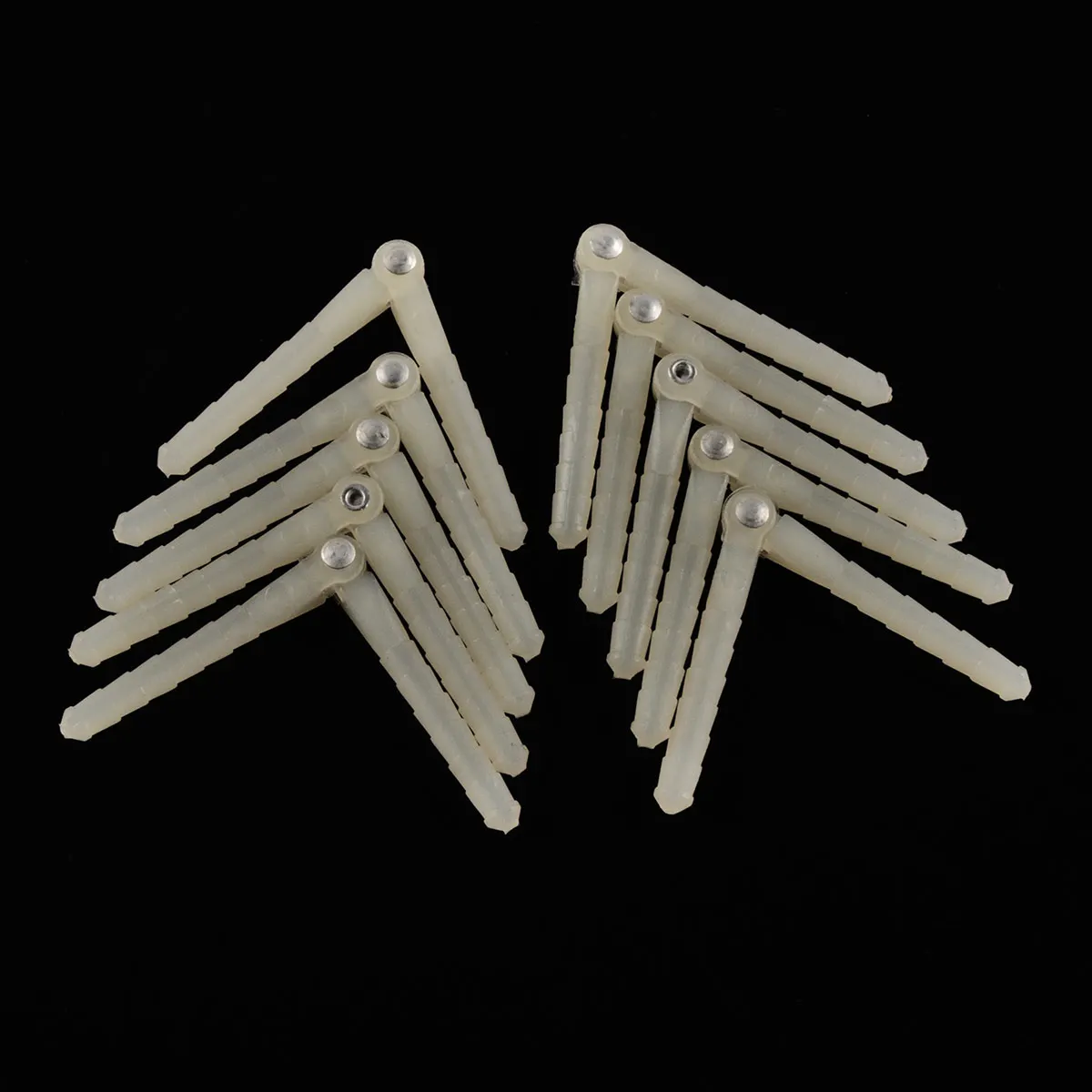 10pcs Diameter 2.5mm 4.5mm Plastic Pin Hinge For RC Airplane Model Wing