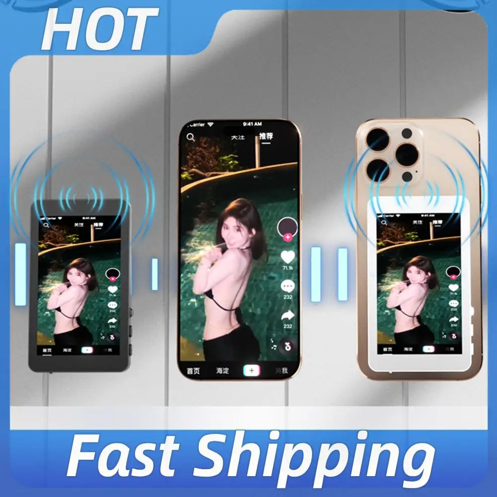 

Magnetic Phone Vlog Selfie Monitor Screen Wireless Selfie Monitor Screen Rear Camera Monitor Screen for Selfie Vlog Live Stream
