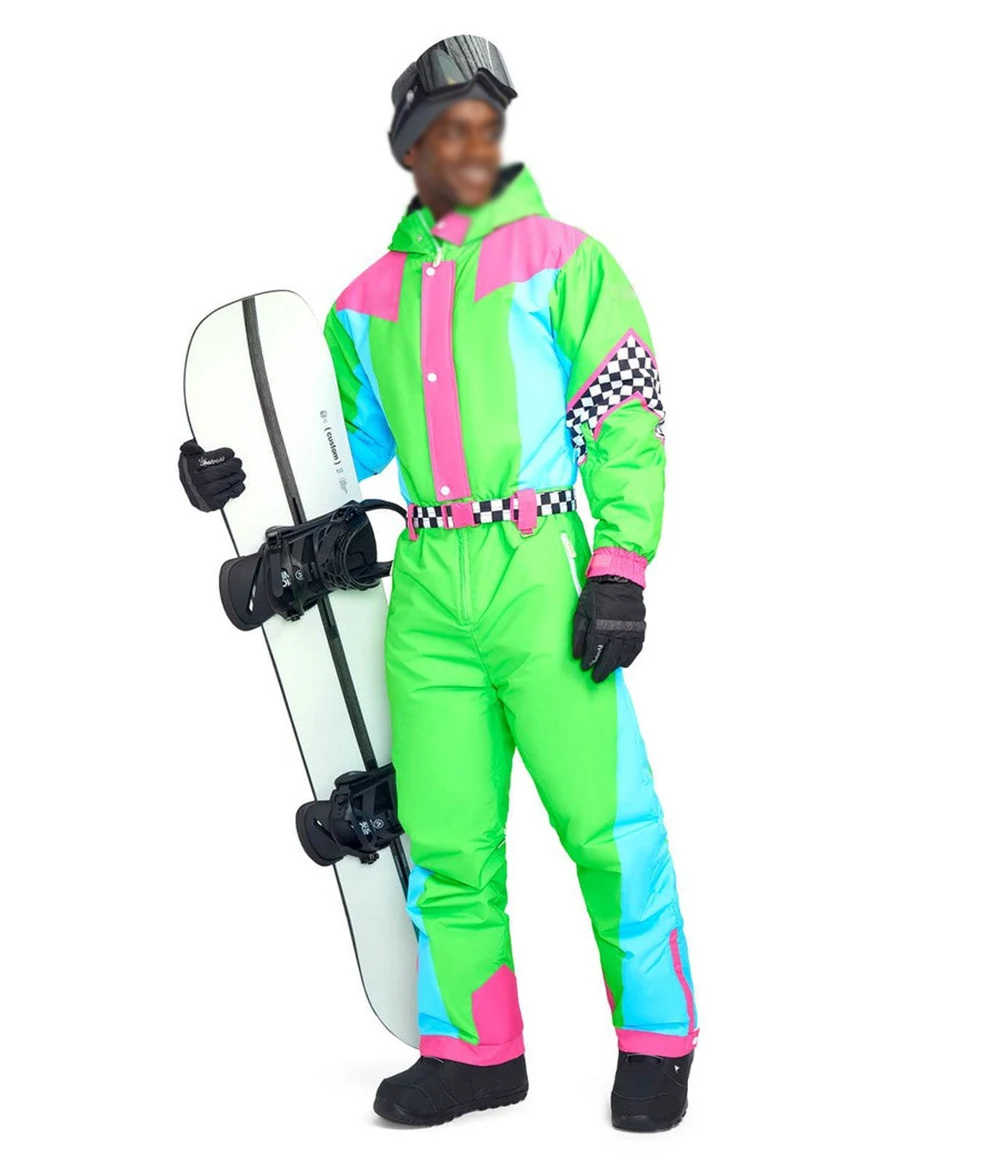 

2025 Ski Suit Men Snow Jacket Snowboarding Panel Color Ski Set Snowboard Waterproof Skii Suit Sports Pant Unisex Ski & Snow Wear