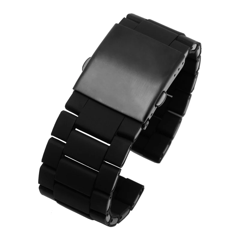 28mm Silicone Stainless Steel Watchband for Diesel Watch Strap DZ7396 DZ7370 DZ4289 DZ7070 DZ7395 Men Rubber Wrist Band Bracelet