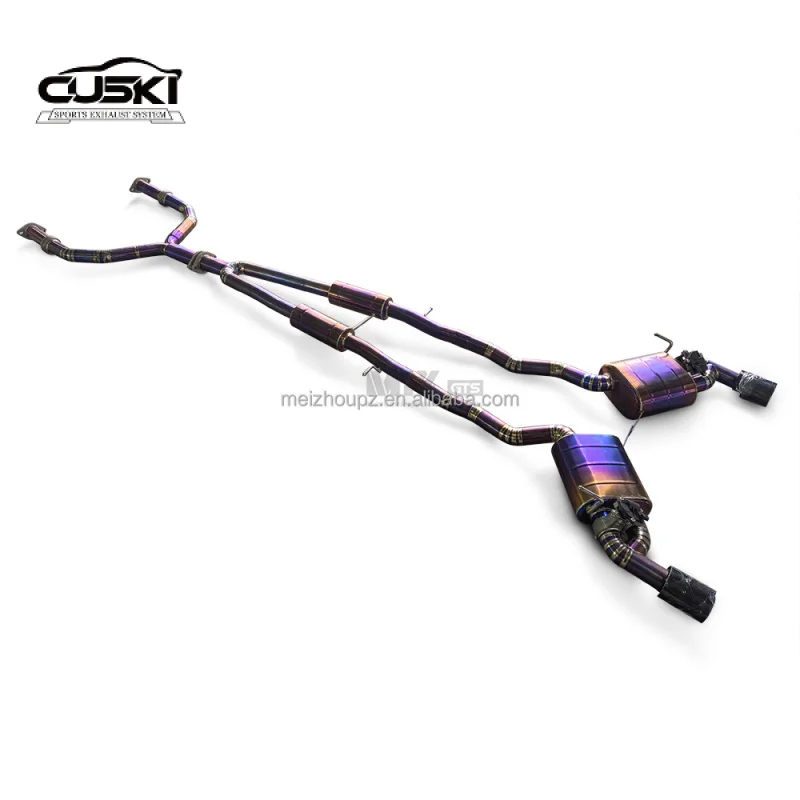 Catback Exhaust for Infiniti G37 3.7 Four Door 2010-2018 Titanium Alloy Valve Electronic Muffler Car Exhaust Power Upgrade