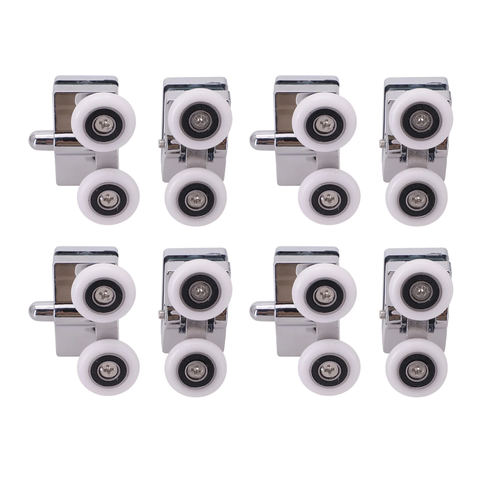 

8PCS Glass Sliding Door Roller Shower Door Rollers/Runners/Wheel Top Hanging Wheel Bottom Replacement Wheel 23mm Hardware