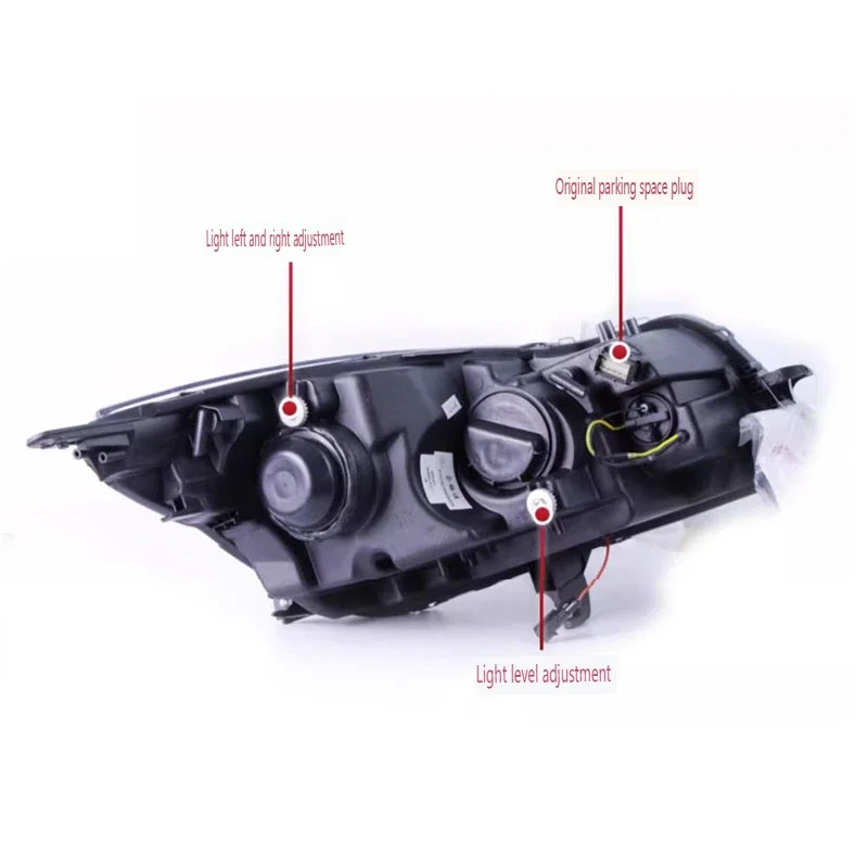 أضواء السيارة ل بويك ريجال LED المصابيح الأمامية 2009-2013 رئيس مصباح تصفيف السيارة DRL إشارة العارض عدسة اكسسوارات السيارات