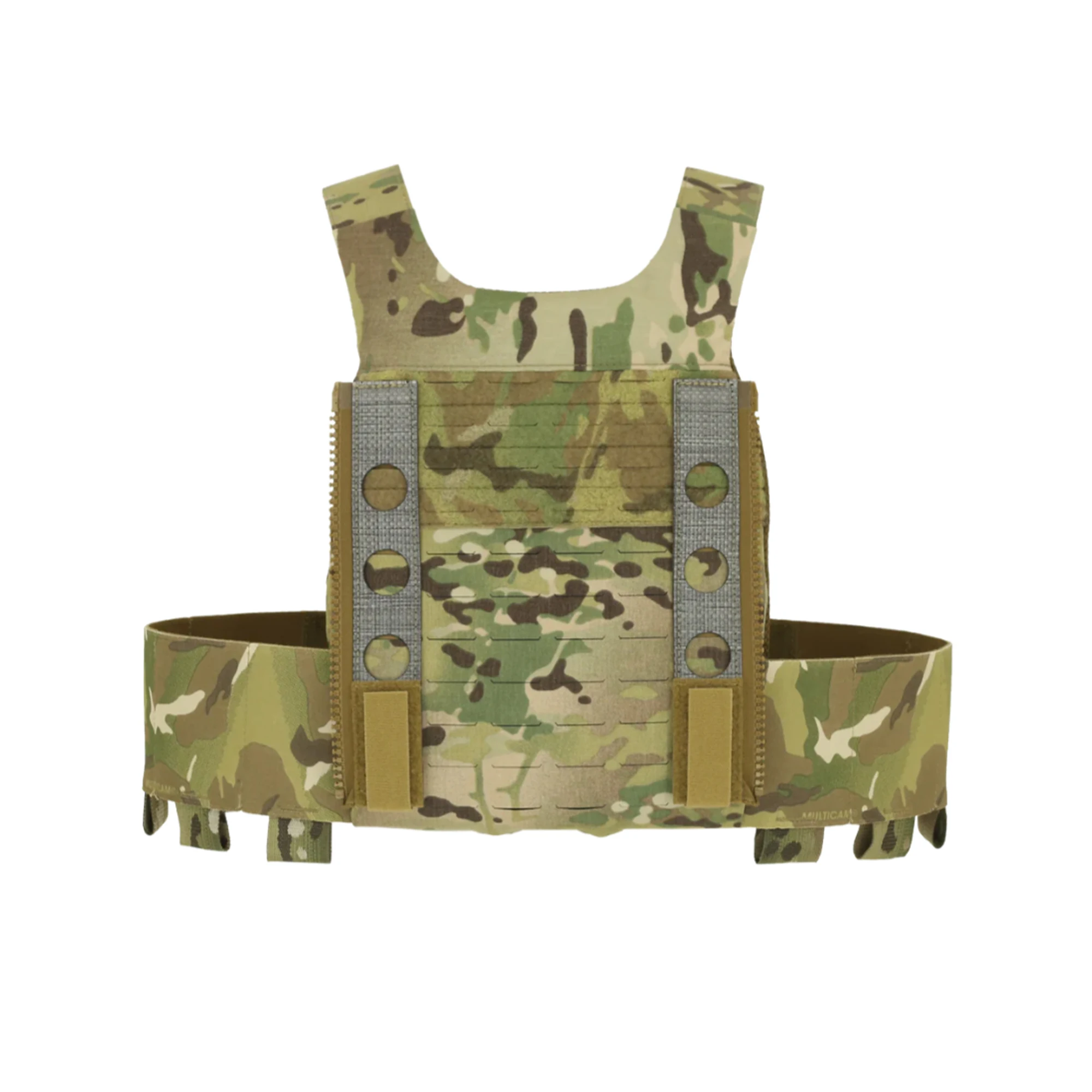 Tactical Ferro style molle Zip On Adapter Back Panel Tegris Zipper