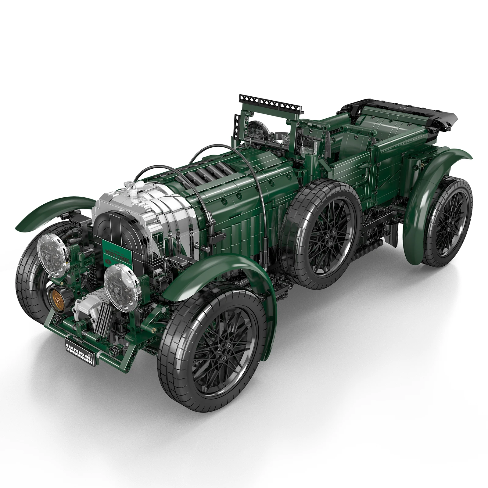 Mould King 13191 Technical Car Building Block The Remote Control Blower Vintage Car Set Assembly Brick Toys Kids Christmas Gift