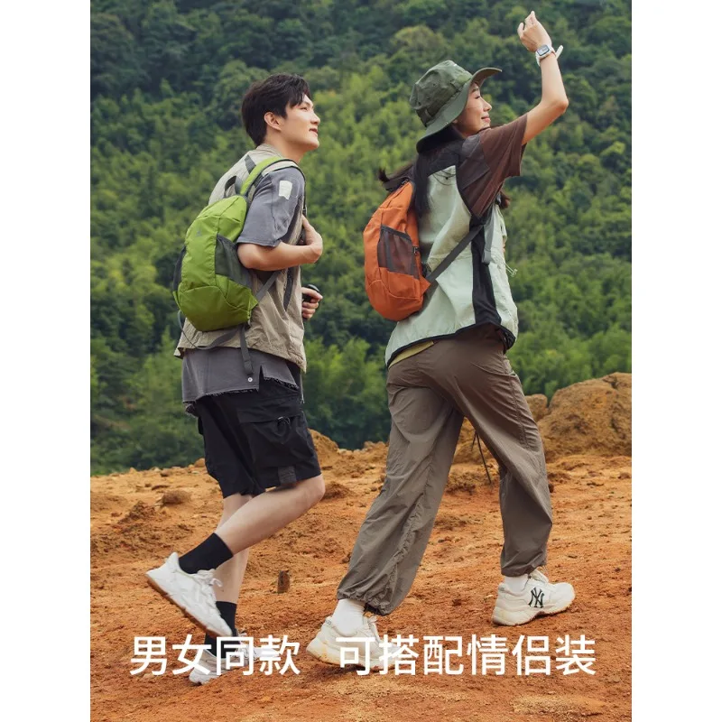 حقيبة ظهر نسائية خفيفة الوزن وقابلة للطي، حقيبة صغيرة للسفر والمشي لمسافات طويلة، حمل مدمج #4