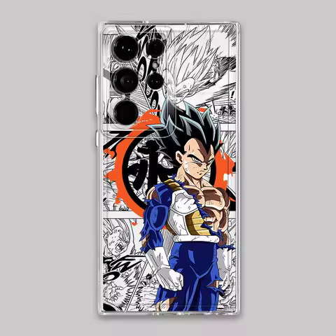 Vegeta DragonS BallS Phone Case for Samsung Galaxy S20 S23 S24 FE S22 S10 Plus S25 Ultra Note 10 20 Ultra S21 Soft Cover