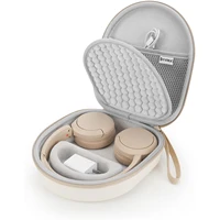 Funda rígida de EVA para auriculares Sony WH-CH510/JBL Tune 510BT, funda de viaje ligera a prueba de golpes con bolsillo de malla y forro suave