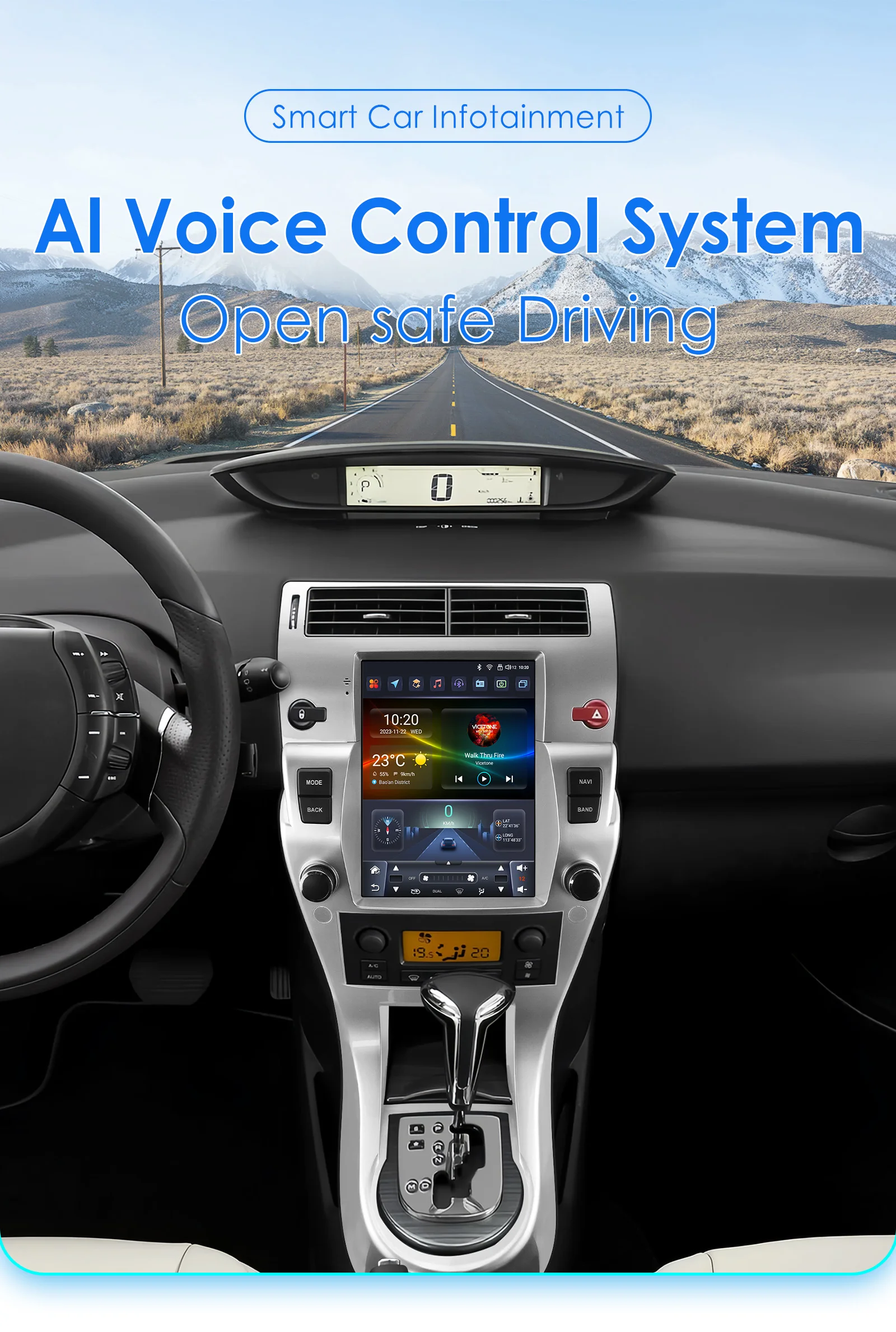 Hizpo 9,7 "Für Tesla Stil Auto Radio Für für Citroen C4 C-Triomphe C- Quatre 2004-2012 Carplay Android Auto Elektronische Geräte – Detail 4