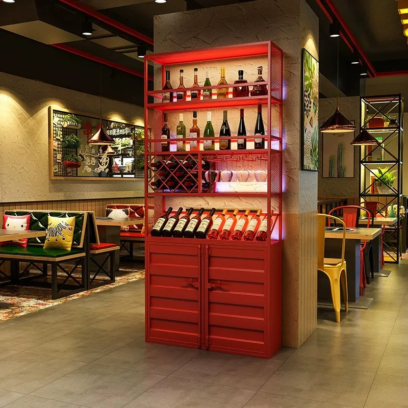 

Modern Metal Wine Cabinet Pink Unique Victorian Locker Commercial Wine Cabinet Holder Vitrina De Vidrios Indoor Bar Furniture