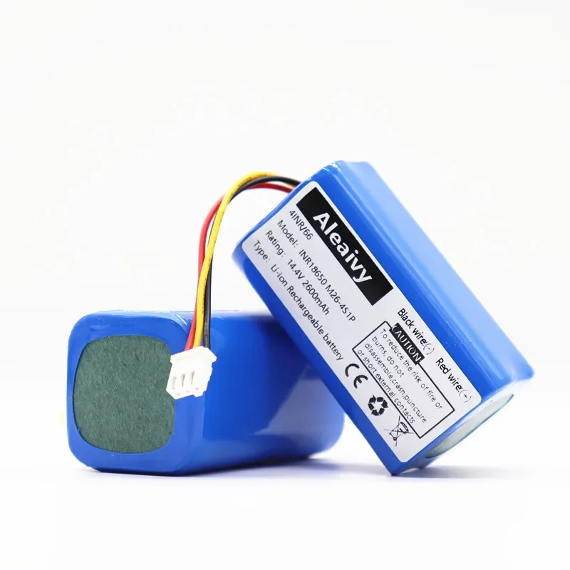 Aleaivy 14.4v 2600mAh 4S1P battery, for accessories of LIECTROUX C30B E30 Robotic vacuum cleaner 18650 lithium battery pack