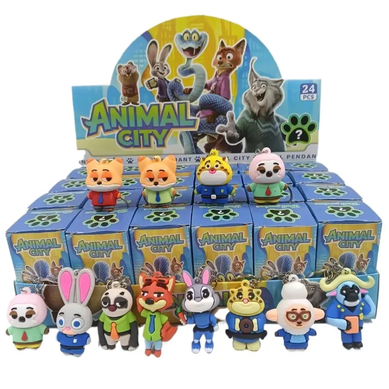 

Zootopia2 Слипая коробка-сюрприз 12/24/40 отверстий, коробка обратного отсчета, игрушка, мультяшная милая игрушка Джуди Хоппс, ник Уайлд, серия персонаж, кукла, случайная игрушка