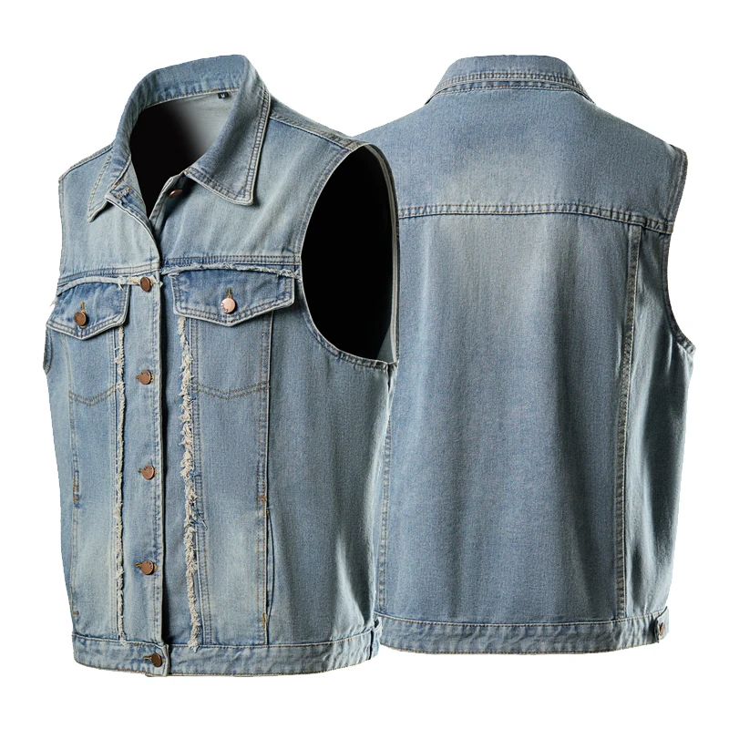 Veste décontractée en denim bleu clair pour homme, glaçure Cowboy, nouvelle version coréenne