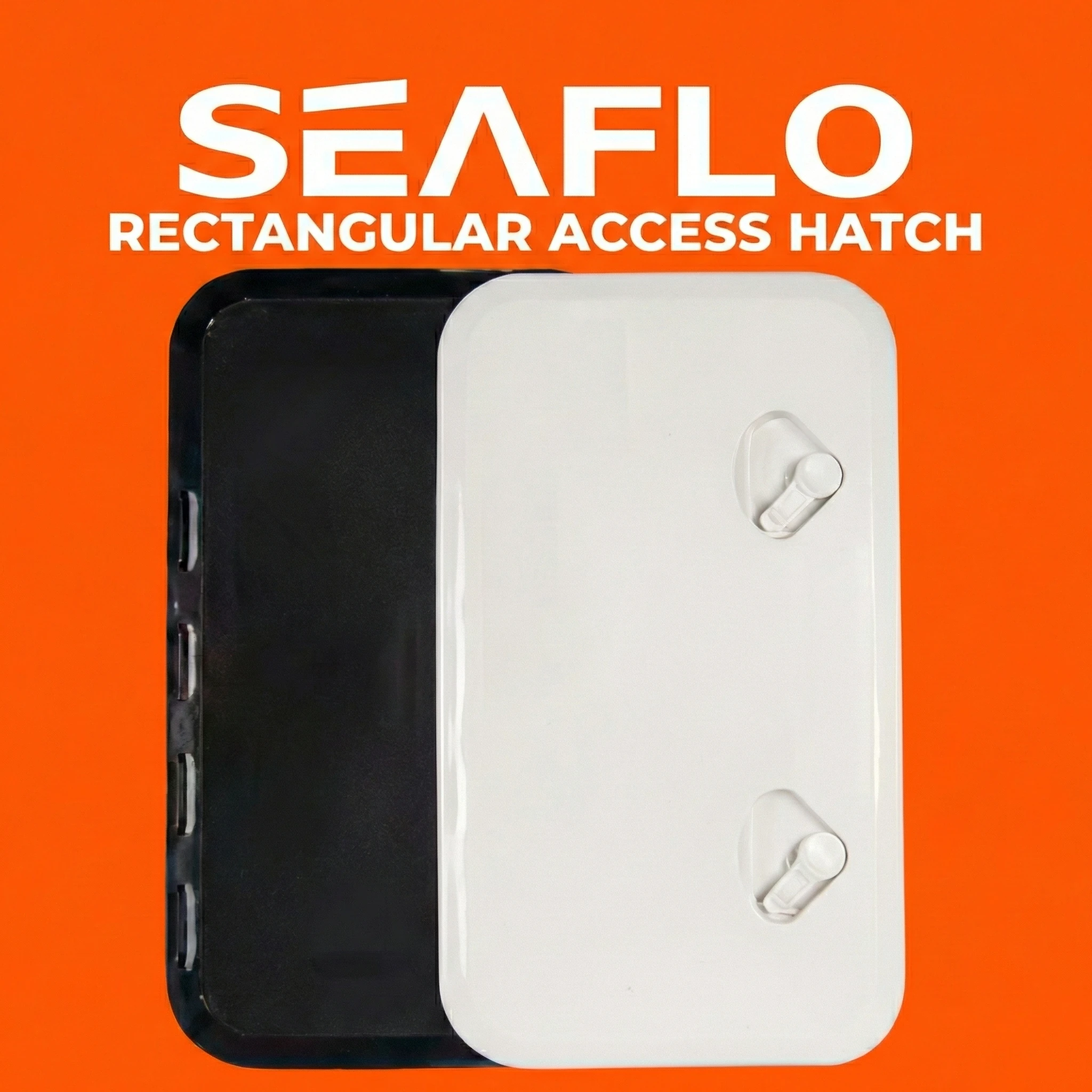 SEAFLO 24x14 Inch ABS Deck Hatch Cover Waterproof, Anti-UV, Non-Skid Inspection Access for Marine Boat Yacht RV.escotilla Barco