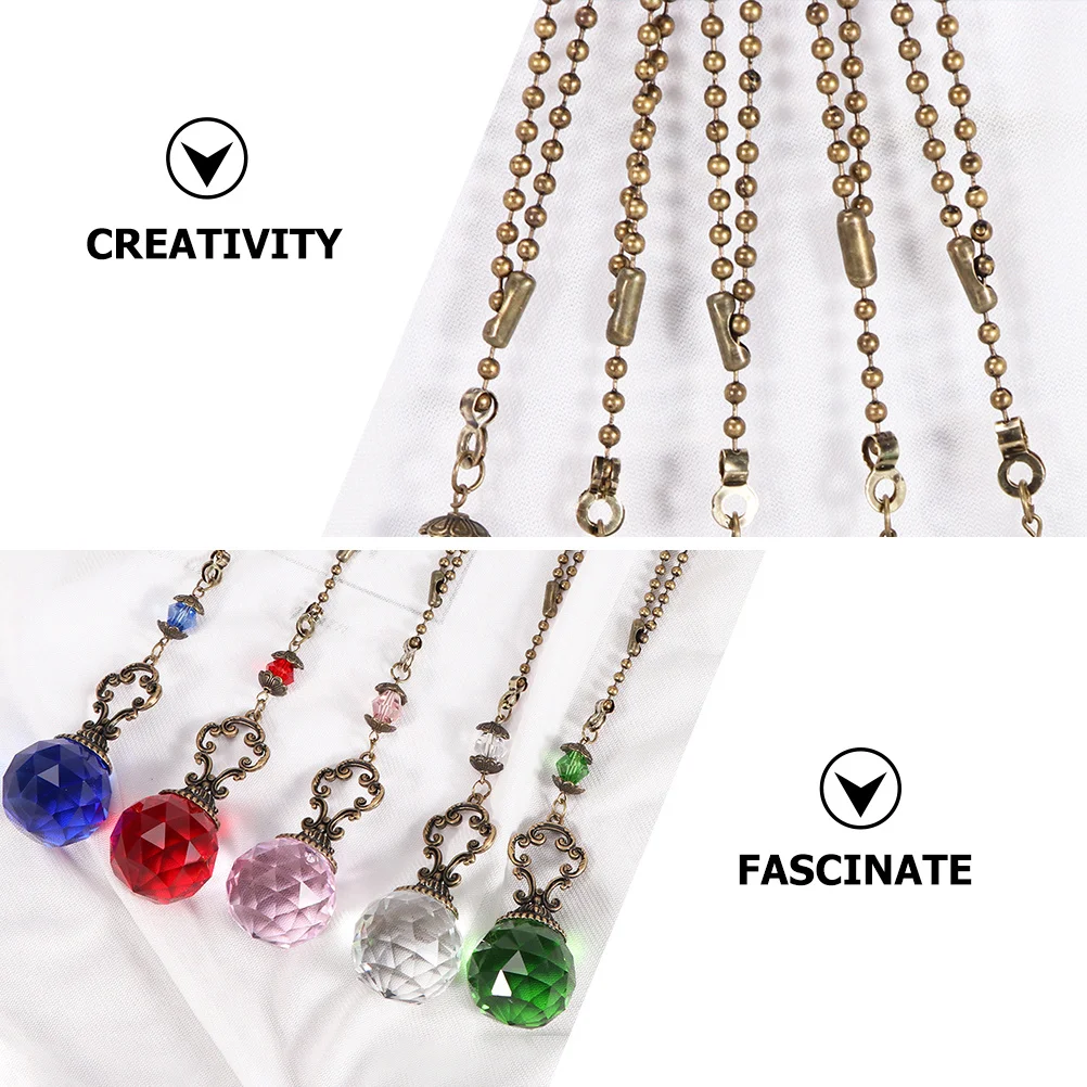 

2Pcs Crystal Home Decor Removable Pull Extension Pendant Light Luxury Bar Cafe Hardware Lighting Accessories