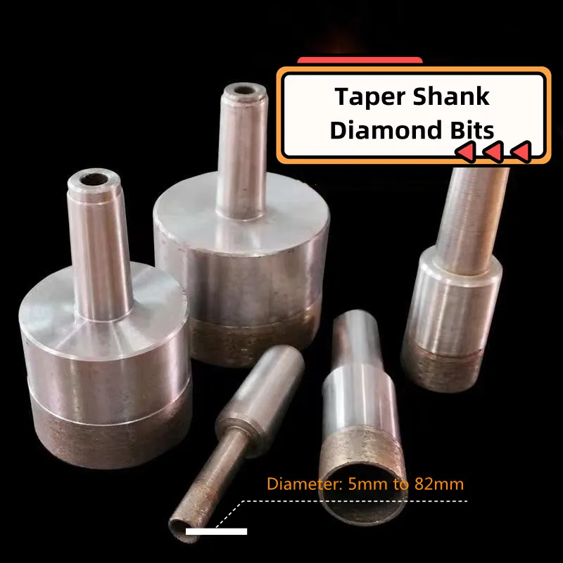 5/19/29/32/34/36/37/38/39mm Glass Tile Drill Bits Set, Taper Diamond Glass Drill Bit