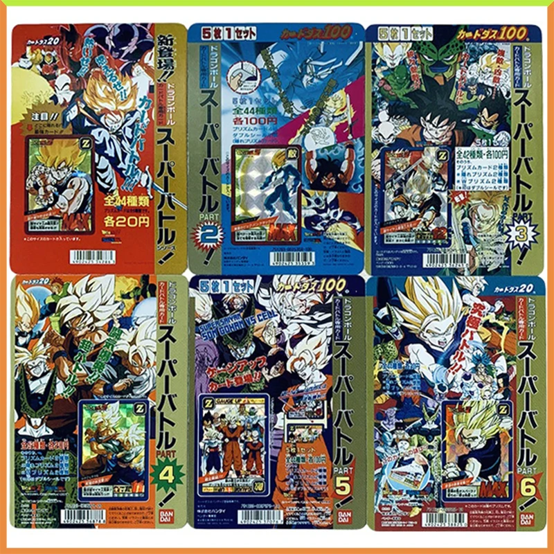 

Anime Dragon Ball DIY ACG Son Goku Cell Majin Buu Bejita Toys for boys Tabletop Battle Game Collectible Cards Birthday Present