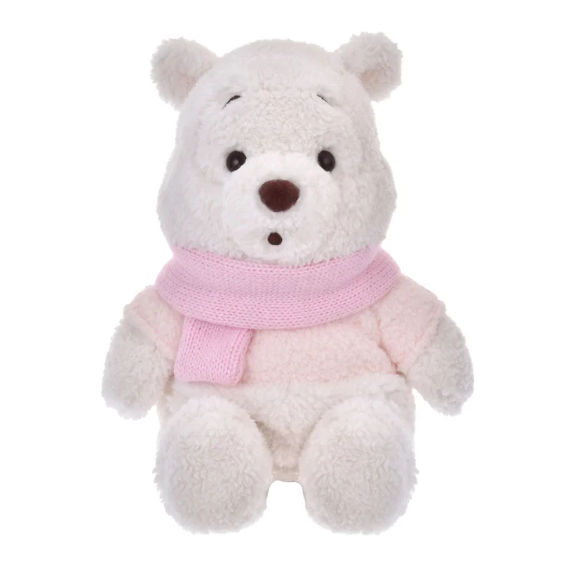 ملحقات ديزني سلسلة الشتاء على شكل قلب ويني بوه دمية قطيفة لطيفة لغرفة النوم ألعاب مرافقة على شكل قلب هدايا العطلات العصرية #5