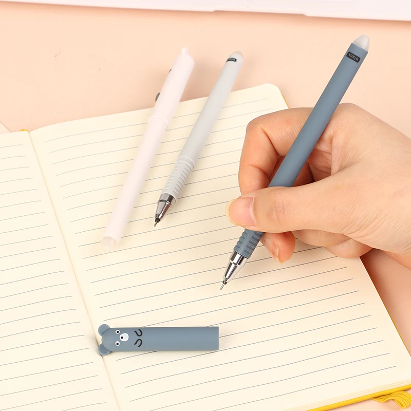 Kawaii اللون قابل للمسح مجموعة أقلام لطيف 0.5 مللي متر هلام القلم مكتب الملحقات اللوازم المدرسية القرطاسية #5