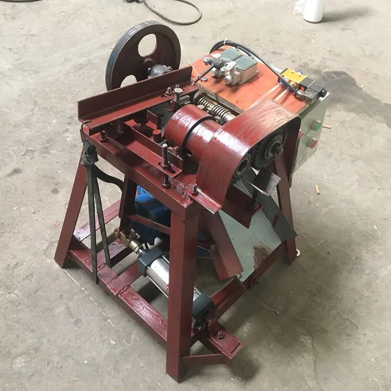 Automatic Round bar Threading Machine for Woodworking  Simple Round bar Threading Machine  Broom Handle Threading Machine