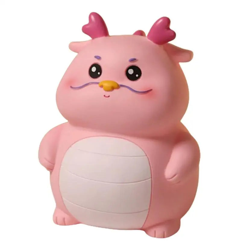 

Kawaii банка для монет в форме китайского дракона, водонепроницаемый китайский Новогодний подарок дракона, большая емкость, широкое открытие, декоративный