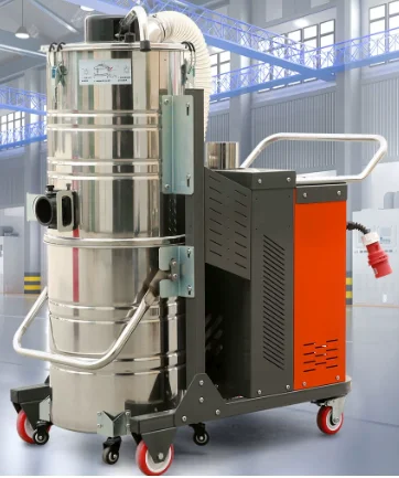 380V high power industrial heavy duty vacuum cleaner factory workshop large vacuum cleaner to suction dust and iron filings