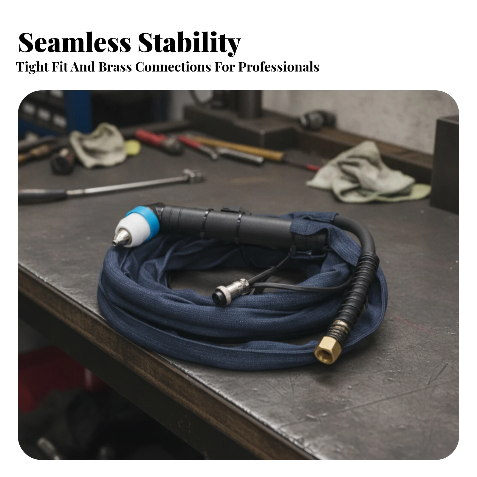P80 Arc-Cutting Torch with Denim Sleeve Heavy-Duty Arc-Cutting Cutting Torch Assembly for Metalworkers, Metal Fabrication