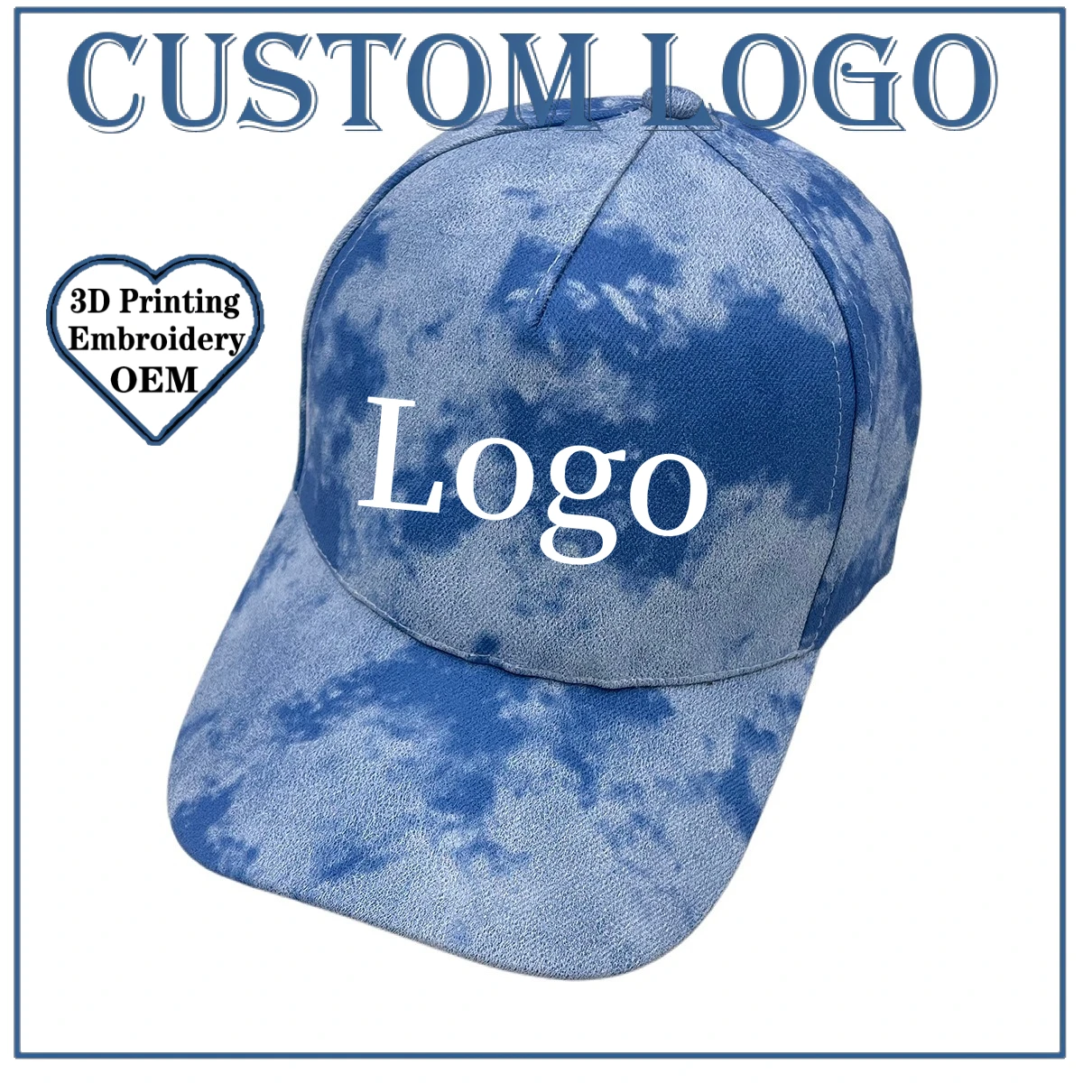 Gorra de Béisbol Vintage de Piel Sintética con Tie-Dye para Hombre y Mujer, Gorra de Moda Hip Hop, Gorra Deportiva para Exteriores, Gorra con Visera para el Sol, Ajustable