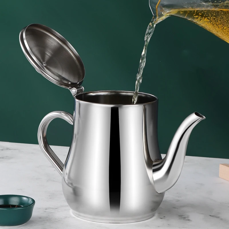 Filter Oil Pot Stainless Steel Household Leak-proof Wine Pot Pouring Oil Bottle Seasoning Tank Kitchen Supplies Oz Pot Oil Tank