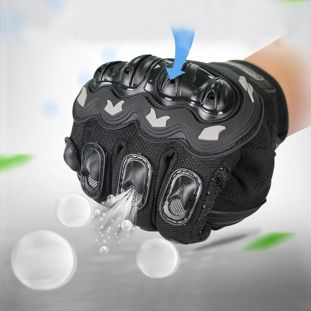 Motorcycle Gloves Anti Fall Anti-collision Breathable Gloves Off-road Riding Gloves Motorcycle Equipment M-2XL 4