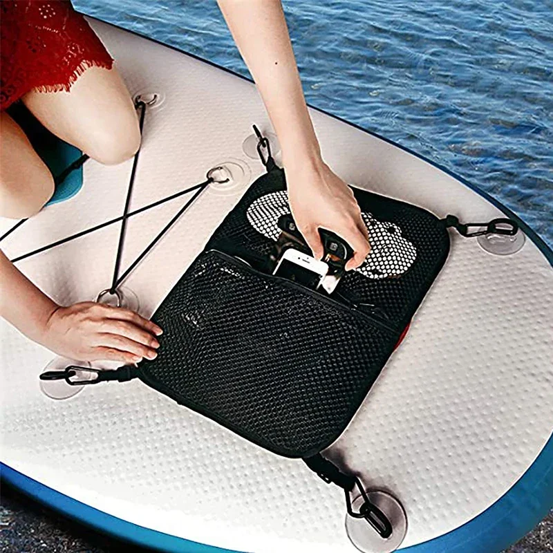 Surfing Kayak Tool Kayak Seat Storage Bag Paddleboard Shoulder Carry Sling Foot Rope Latch Tail and Base Surfboard Accessories