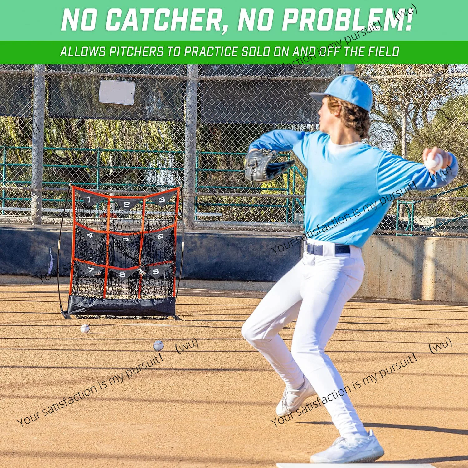 ZOCI-Catch practice strike area goal net