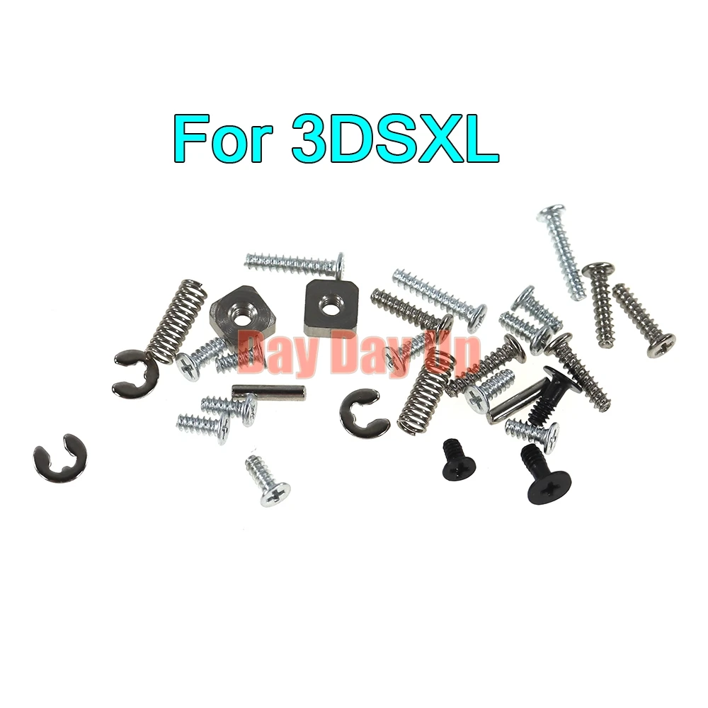 

40sets For 3DSXL 3DSLL Full Screw Set + L R Spring + Metal Pillar for Nintend 3DS XL LL Screws Repair Parts