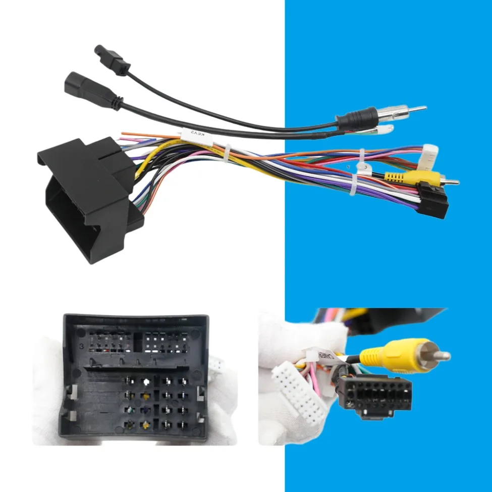 For Great Wall Cannon 2019 RZC Power Cable Car Stereo Wiring Harness Radio Adapter
