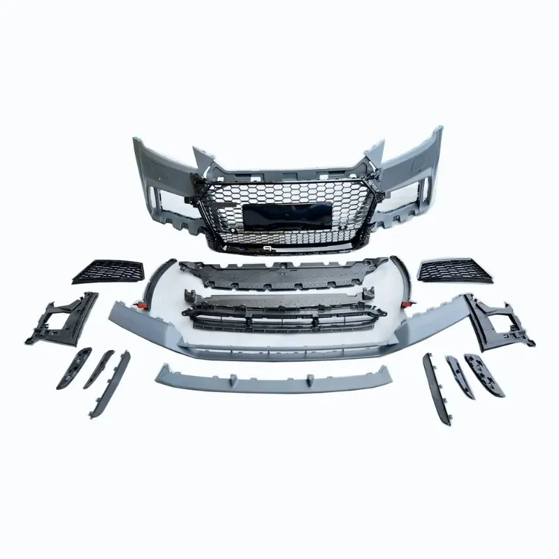 

For AUDI TT 2015-2018 Upgrade To TTRS Front BUMPER with Grille BODY KIT Car Body Kit