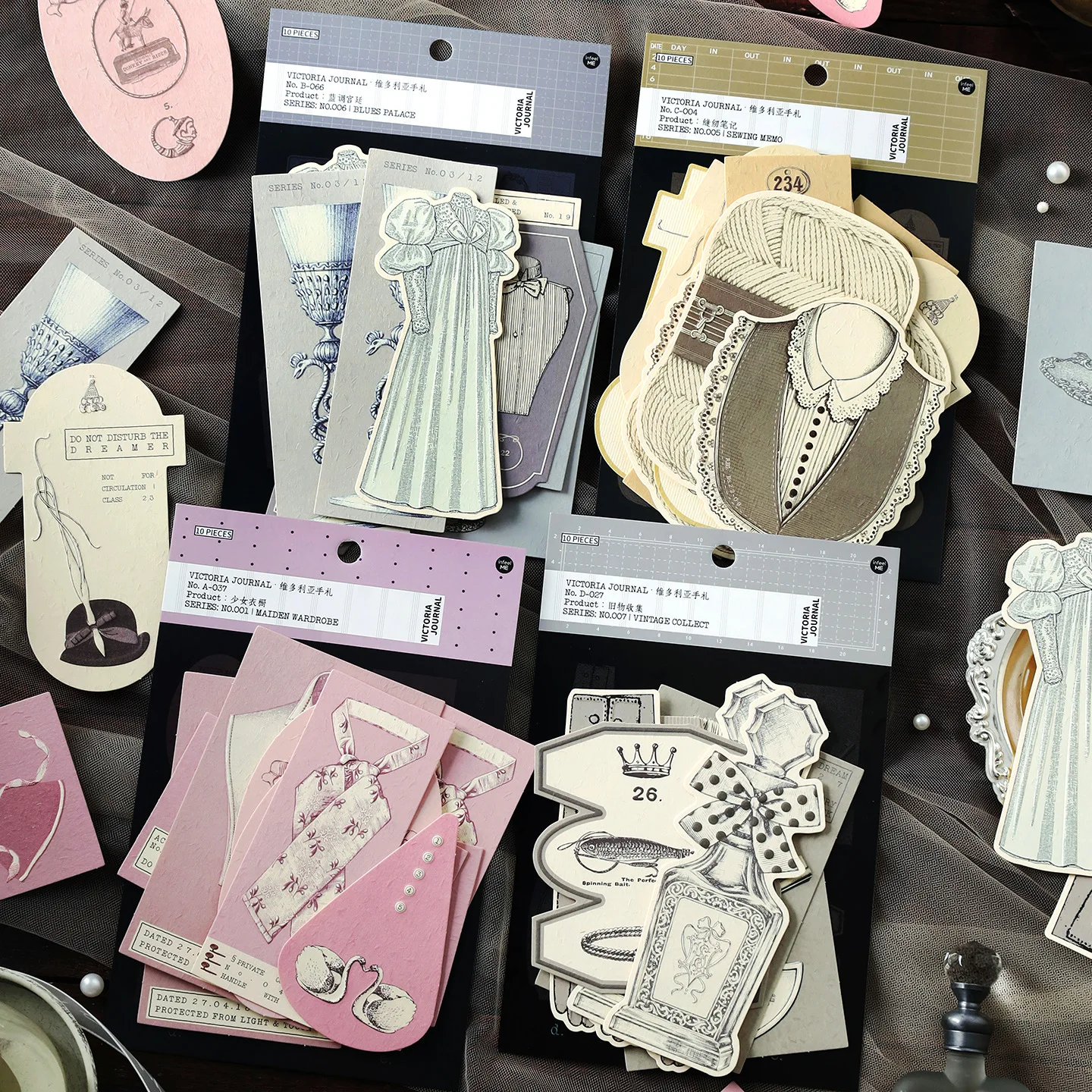 Art Craft Activities - Infeel.Me Geprägtes Notizpapier im viktorianischen Stil,