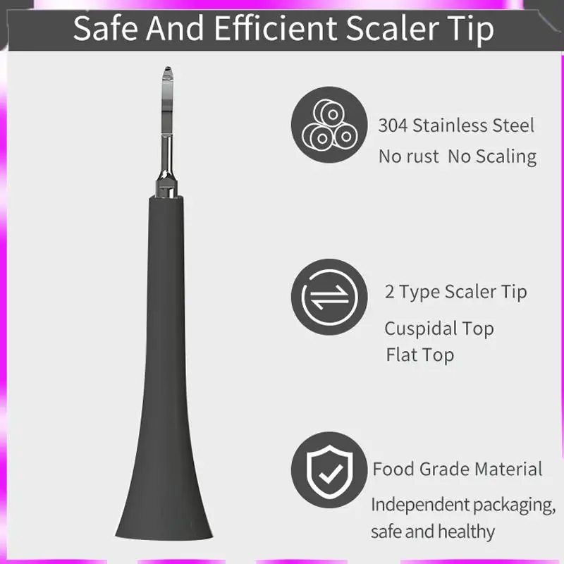 Końcówki ultradźwiękowe do skaleru N98R Pasują do elektrycznej szczoteczki do zębów Xiaomi Soocas Usuwanie kamienia nazębnego i przebarwień