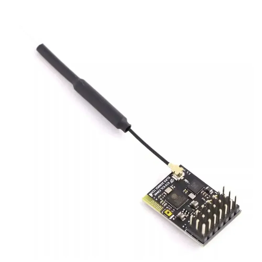 Receptor ELRS 2,4 Ghz PWM 7CH CRSF compatible con protocolo ELRS 3,2 PWM/CRSF antena de tubo de cobre para RC FPV Drone avión