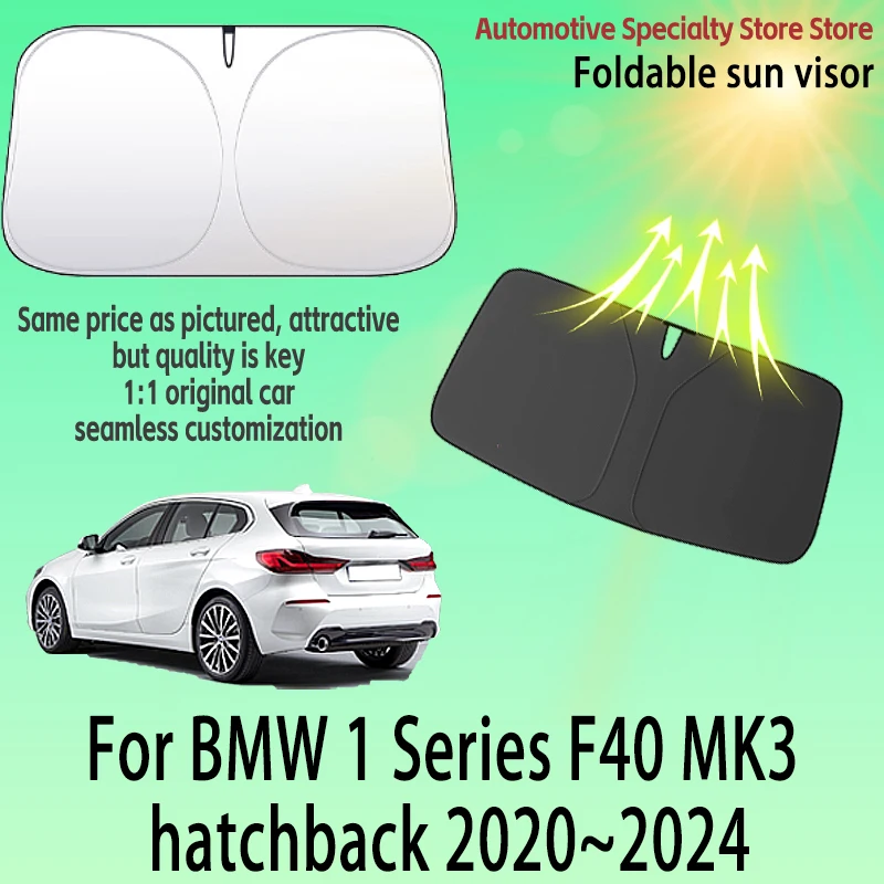 

Солнцезащитная шторка для лобового стекла BMW 1 серии хэтчбек F40 2020~2024, защита от солнца и нагрева, высококачественные аксессуары