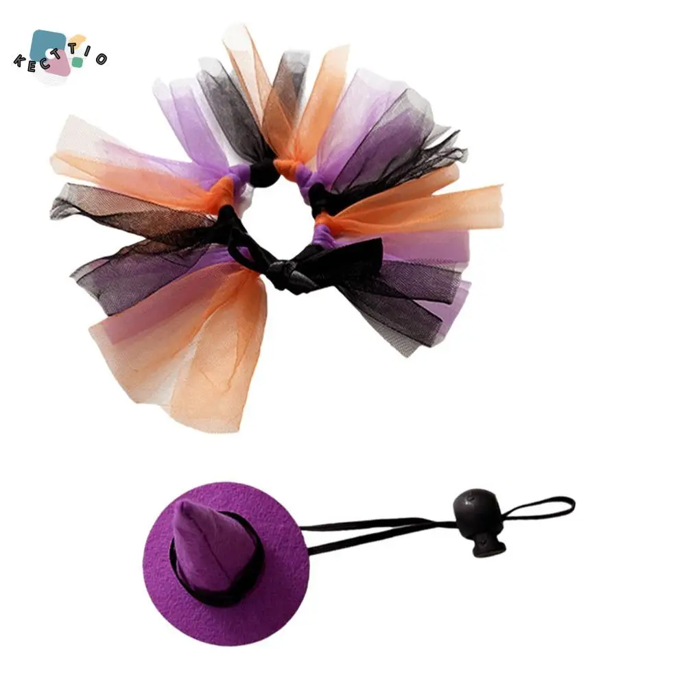 Забавный мини-костюм на Хэллоуин для домашних животных, удобная регулируемая шляпа, одежда для Хэллоуина, одежда для ящерицы с лентой, мягкий комплект костюма ведьмы ящерицы