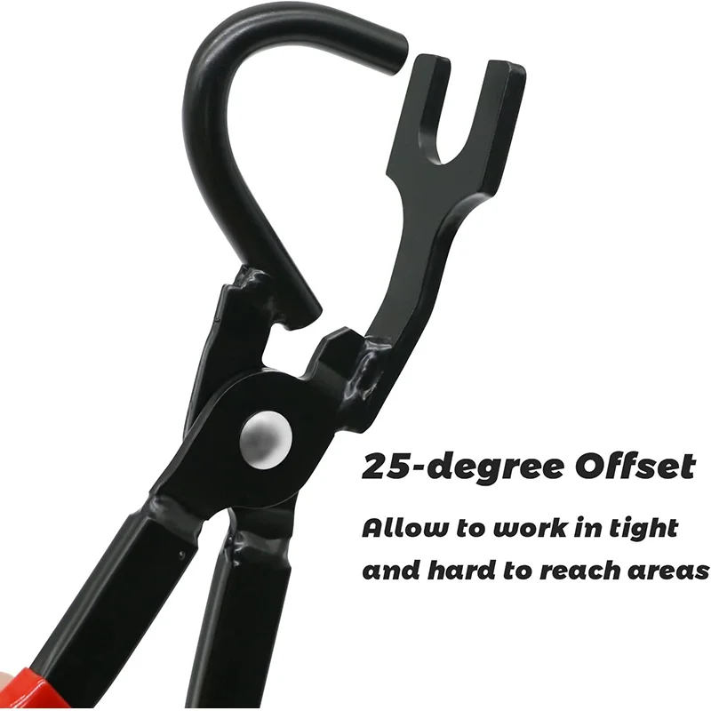 Zange zum Entfernen des Auspuff bügels 38350 mit Montage halterung für universelle Gummi halterung – Detail 4