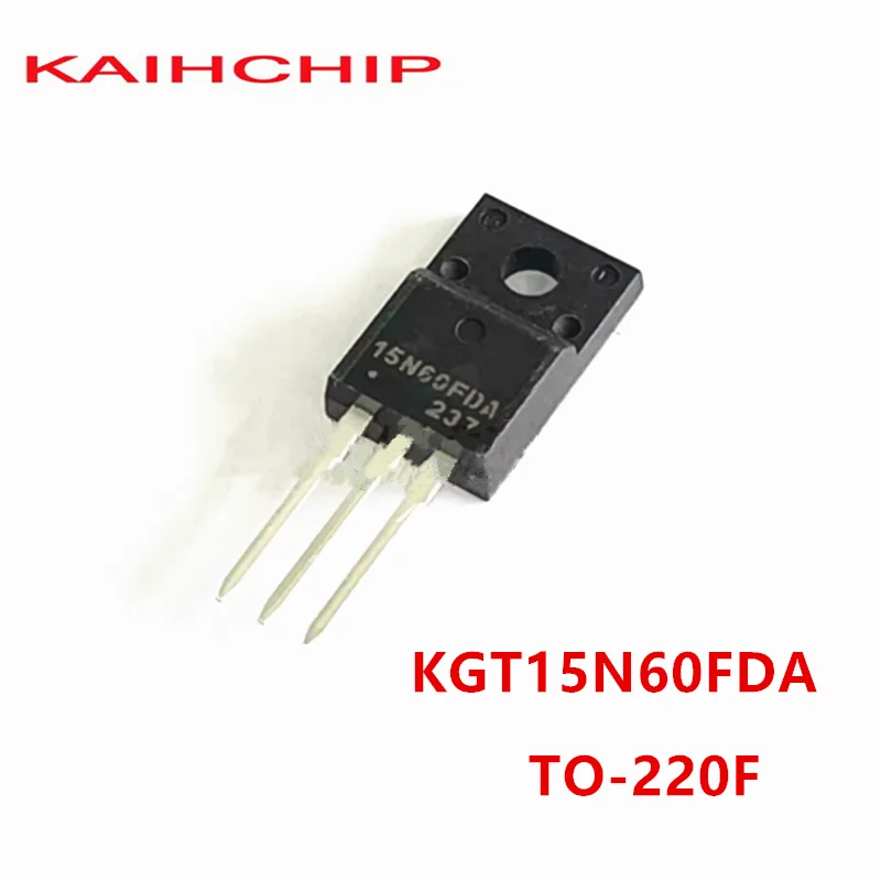 Transistor de efecto de campo MOS, 10 piezas, KGT15N60FDA, 15N60FDA, 600V, 15A, TO-220F