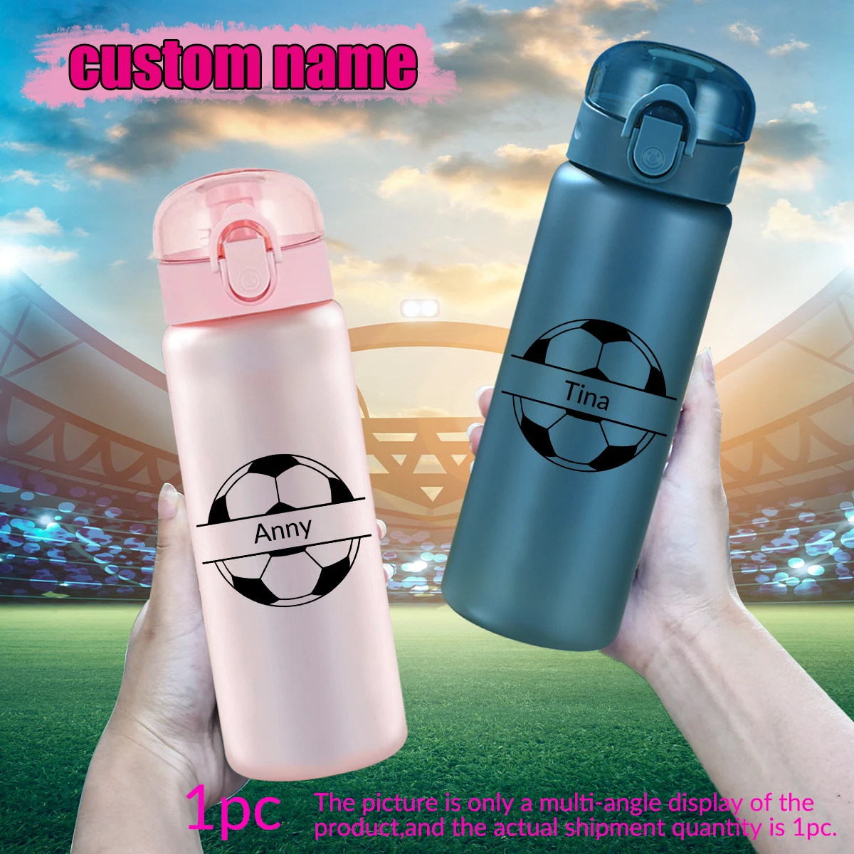 1pc aangepaste sportwaterfles, - Travel Accessories Bottles recensie en prijs
