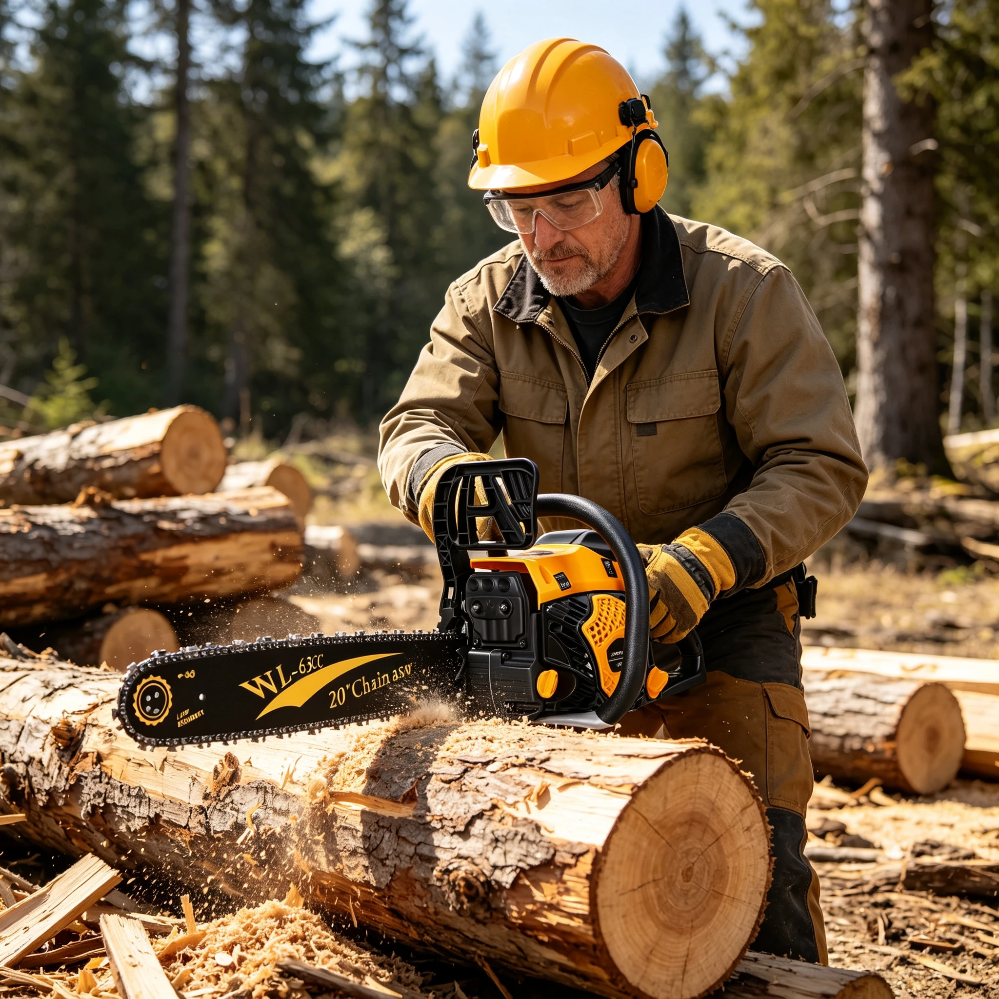63CC 2‑Stroke Gas Chainsaw, 20